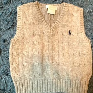 Ralph Lauren infant boys sweater vest in 9 mos.